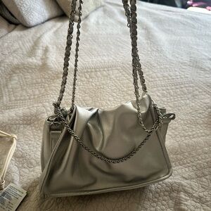 Silver Chain Strap Women's Bag
